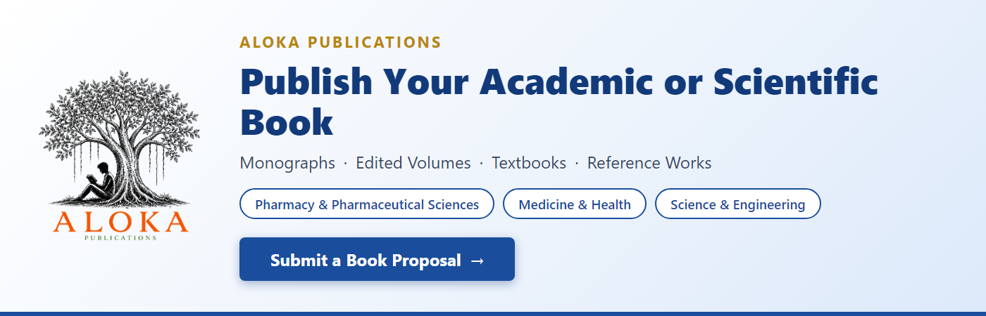 Publish your academic or scientific book with Aloka Publications